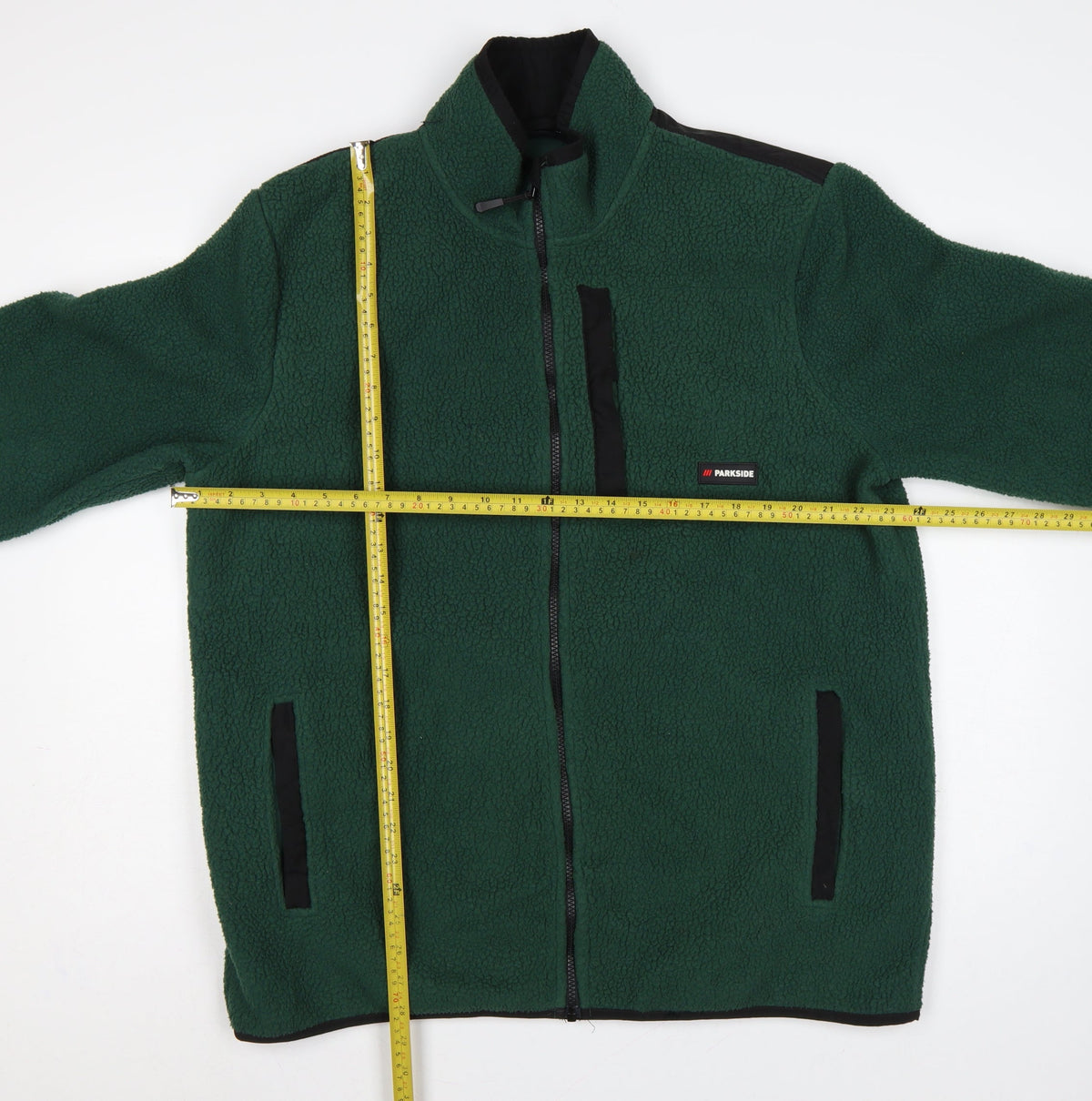 Parkside Men’s Green L Fleece Full Zip Workwear Jacket