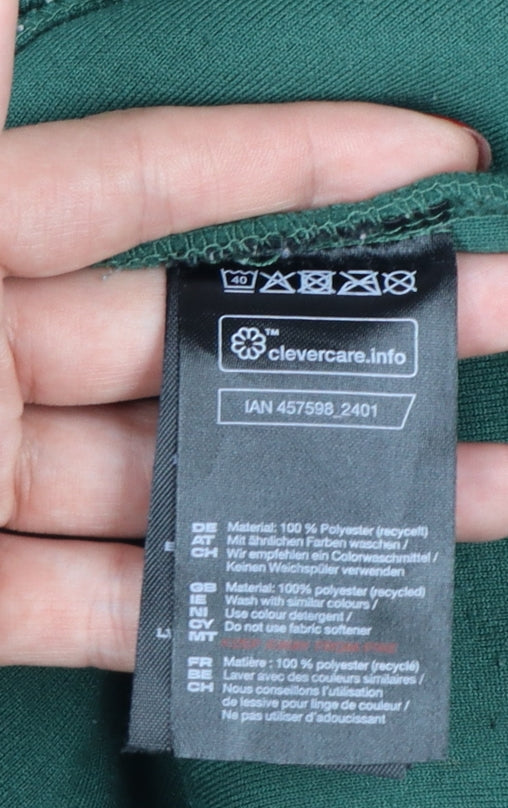 Parkside Men’s Green L Fleece Full Zip Workwear Jacket