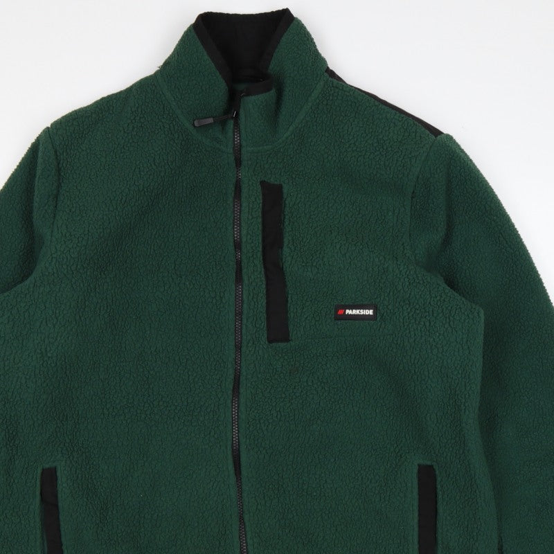 Parkside Men’s Green L Fleece Full Zip Workwear Jacket