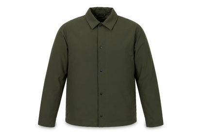 Zara Men's Khaki Green M Basic Jacket Lightweight Snap Fasten