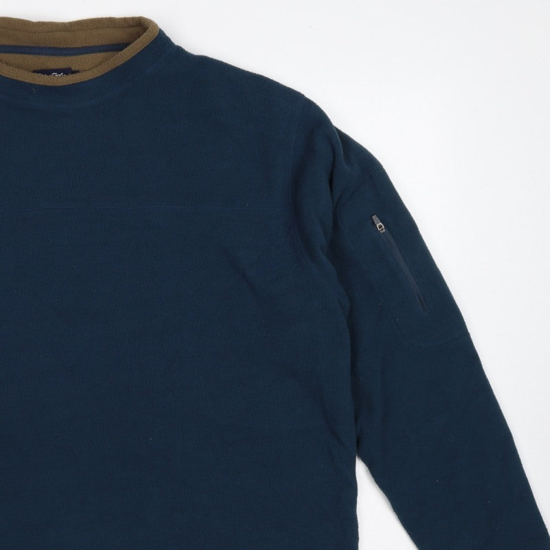 Peter Storm Men’s Blue Fleece Pullover Sweatshirt XL High Neck