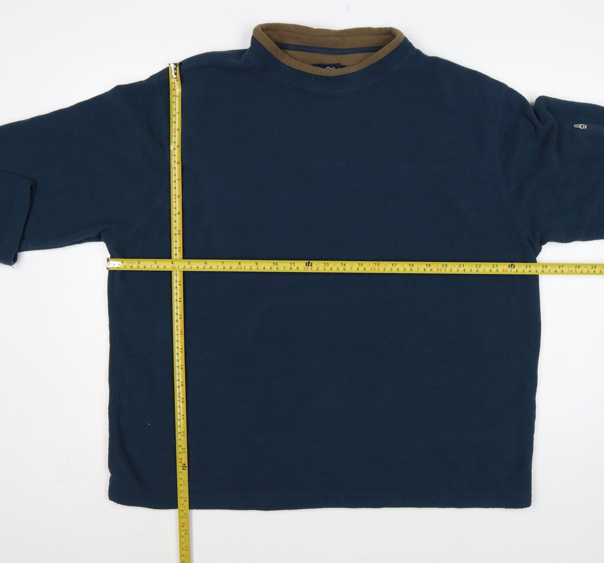 Peter Storm Men’s Blue Fleece Pullover Sweatshirt XL High Neck