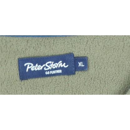 Peter Storm Men’s Blue Fleece Pullover Sweatshirt XL High Neck