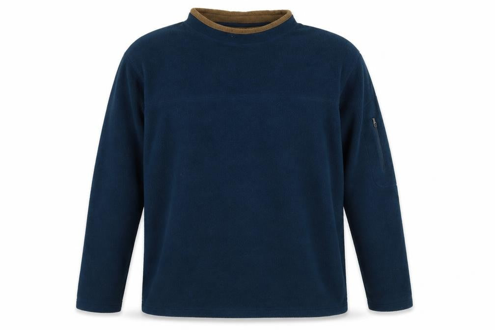 Peter Storm Men’s Blue Fleece Pullover Sweatshirt XL High Neck