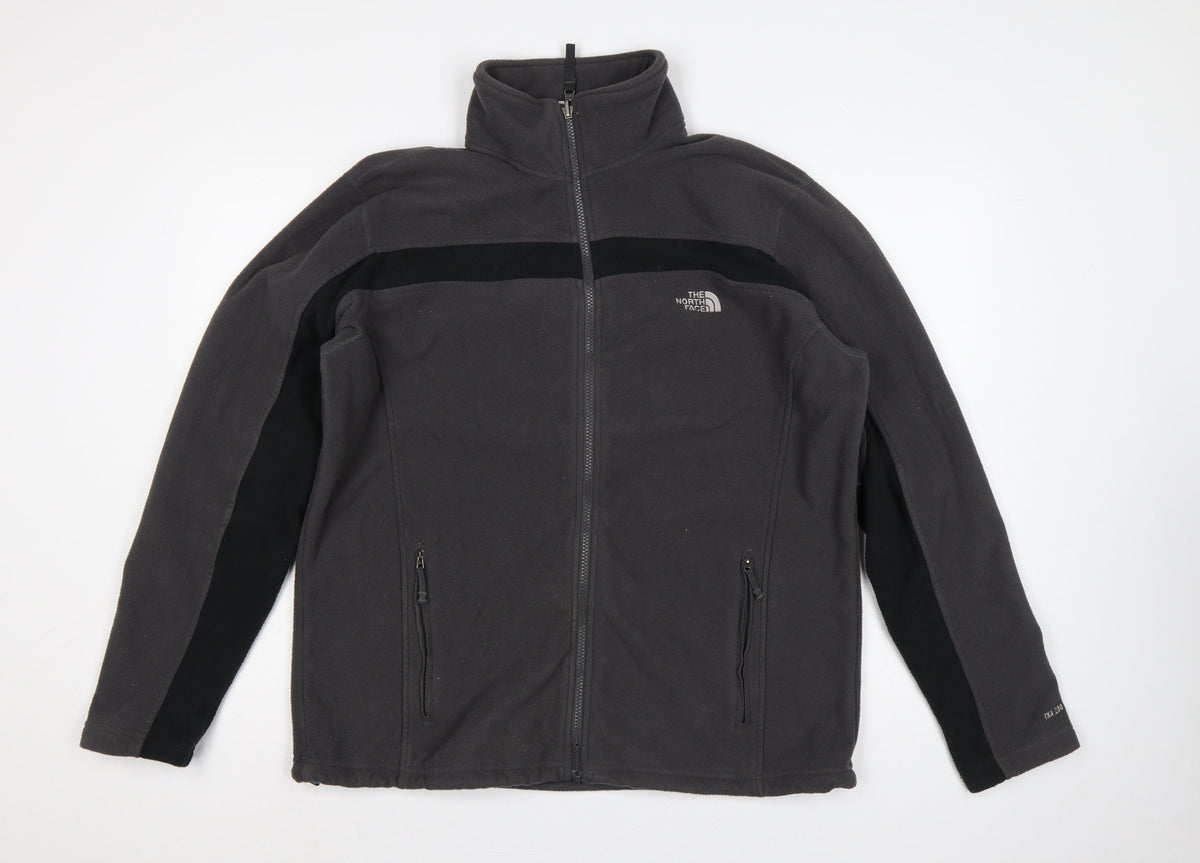 The North Face Men's Black L TNF 200 Fleece Full Zip Outdoor Jacket