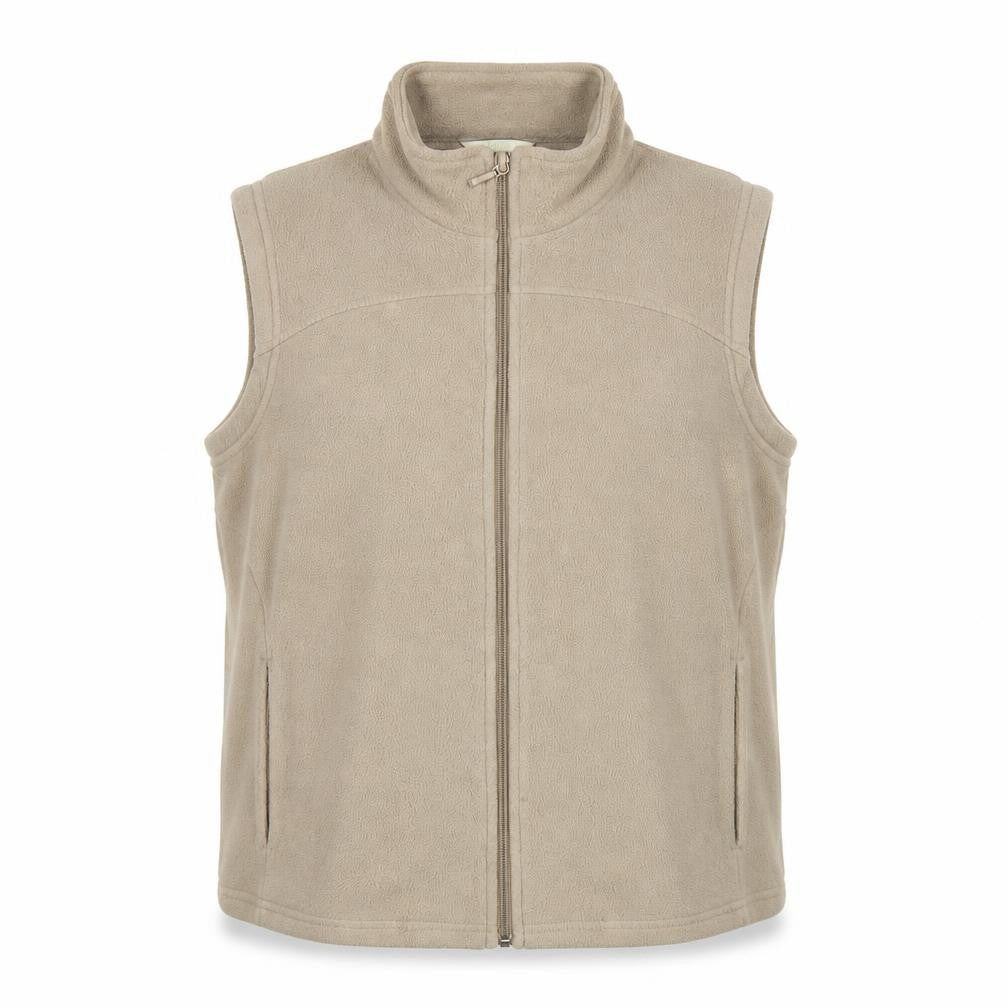 Marks & Spencer Women’s Beige UK 18 Fleece Zip Bodywarmer Waistcoat