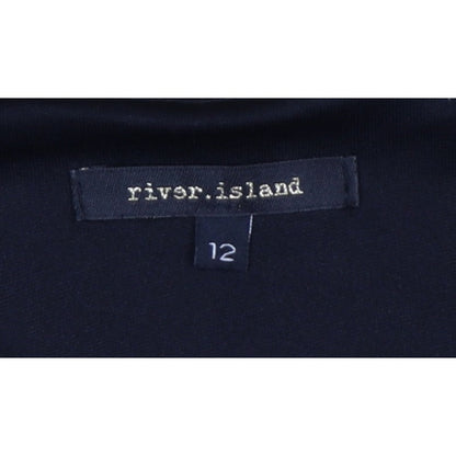 River Island Women Brown Tiger Print Bodycon Knee Length Dress UK 12