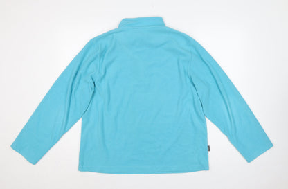 ProClimate Women’s Blue Size 18 1/4 Zip Fleece Sweatshirt