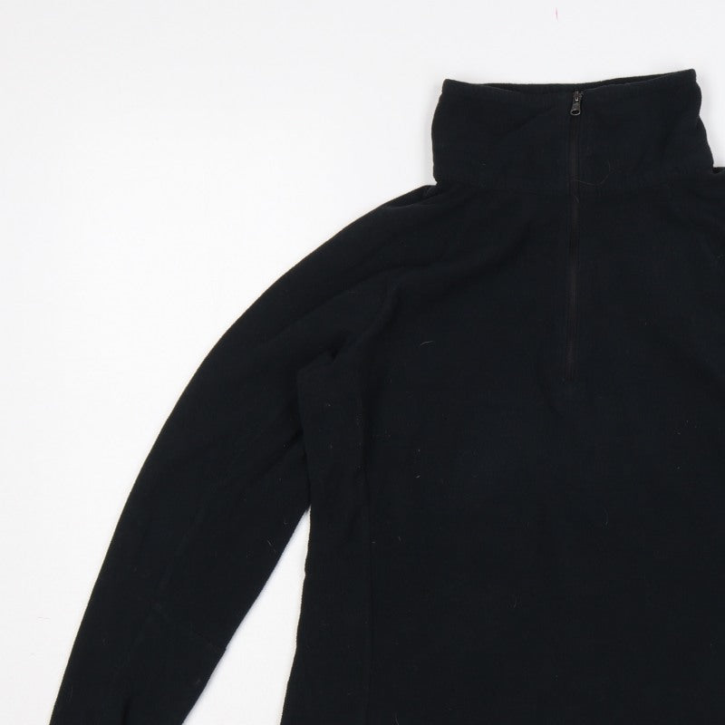 Columbia Women’s Black L Fleece 1/4 Zip Pullover Sweatshirt
