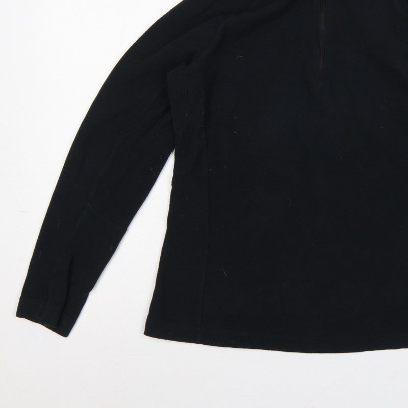 Columbia Women’s Black L Fleece 1/4 Zip Pullover Sweatshirt