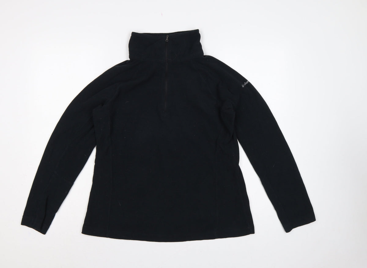 Columbia Women’s Black L Fleece 1/4 Zip Pullover Sweatshirt