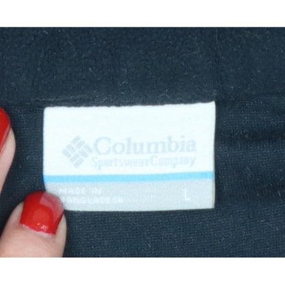 Columbia Women’s Black L Fleece 1/4 Zip Pullover Sweatshirt