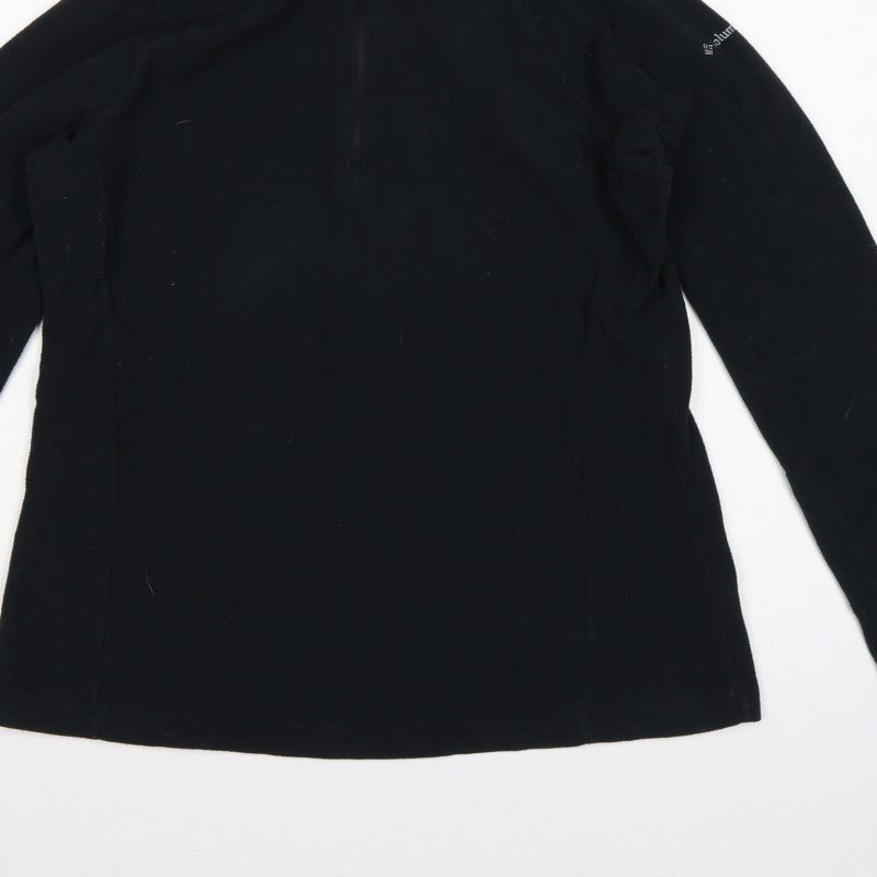 Columbia Women’s Black L Fleece 1/4 Zip Pullover Sweatshirt