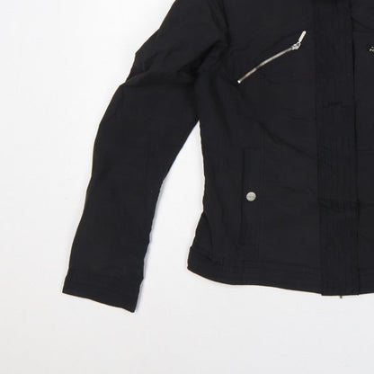 Geox Women’s Black UK 8 Short Full Zip Basic Jacket