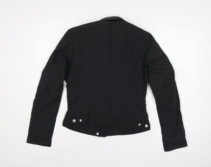 Geox Women’s Black UK 8 Short Full Zip Basic Jacket