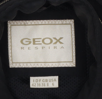 Geox Women’s Black UK 8 Short Full Zip Basic Jacket
