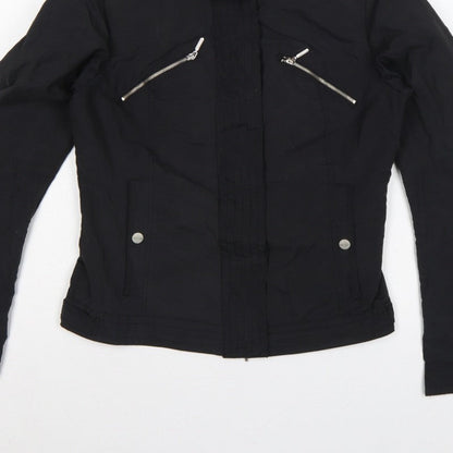 Geox Women’s Black UK 8 Short Full Zip Basic Jacket