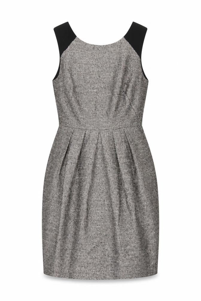 Whistles Women Silver Black UK 8 Sleeveless Sheath Party Dress