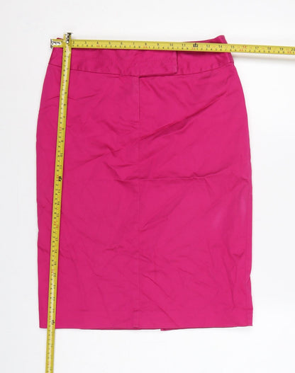 Oasis Women’s Pink UK 10 High Rise Pencil Knee Length Skirt