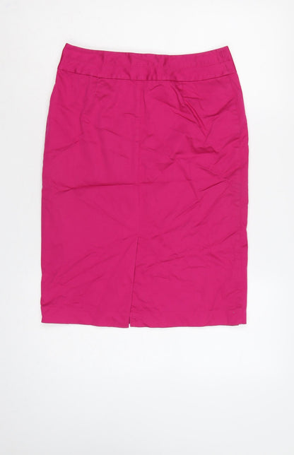 Oasis Women’s Pink UK 10 High Rise Pencil Knee Length Skirt