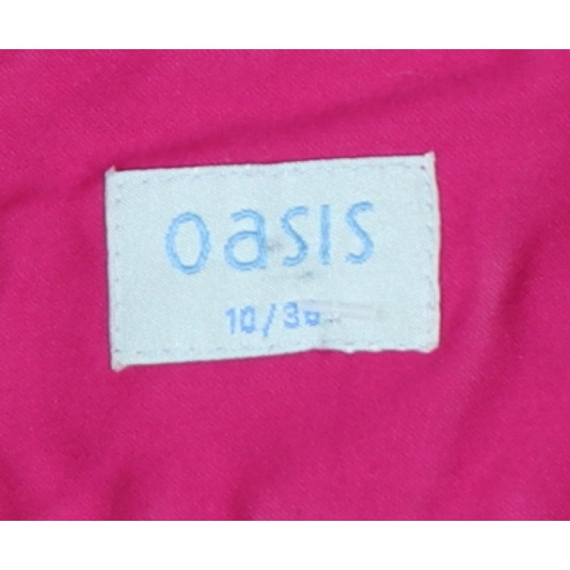 Oasis Women’s Pink UK 10 High Rise Pencil Knee Length Skirt