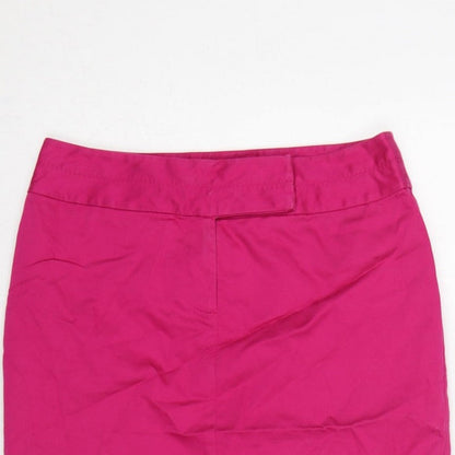 Oasis Women’s Pink UK 10 High Rise Pencil Knee Length Skirt