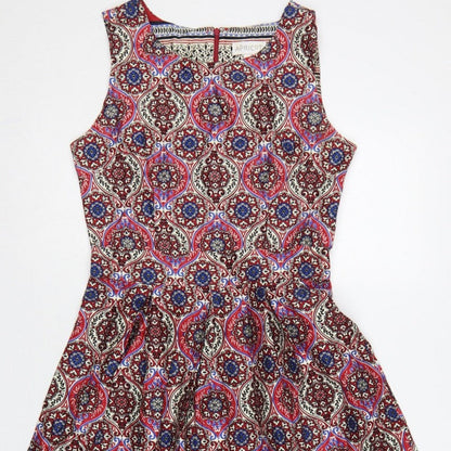 Apricot Women Multicoloured UK 10 Fit & Flare Midi Paisley Dress