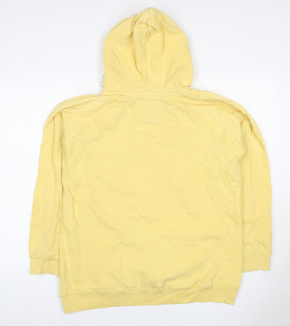 Lee Cooper Women’s Yellow Size 12 Pullover Hoodie Logo Pocket