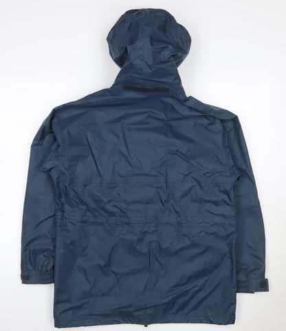 Arctic Moon Men’s Blue Hooded Parka Jacket Size 34 Nylon