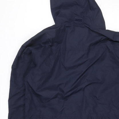 Mountain Venture Men’s Blue 7XL Hooded Parka Jacket Outdoor