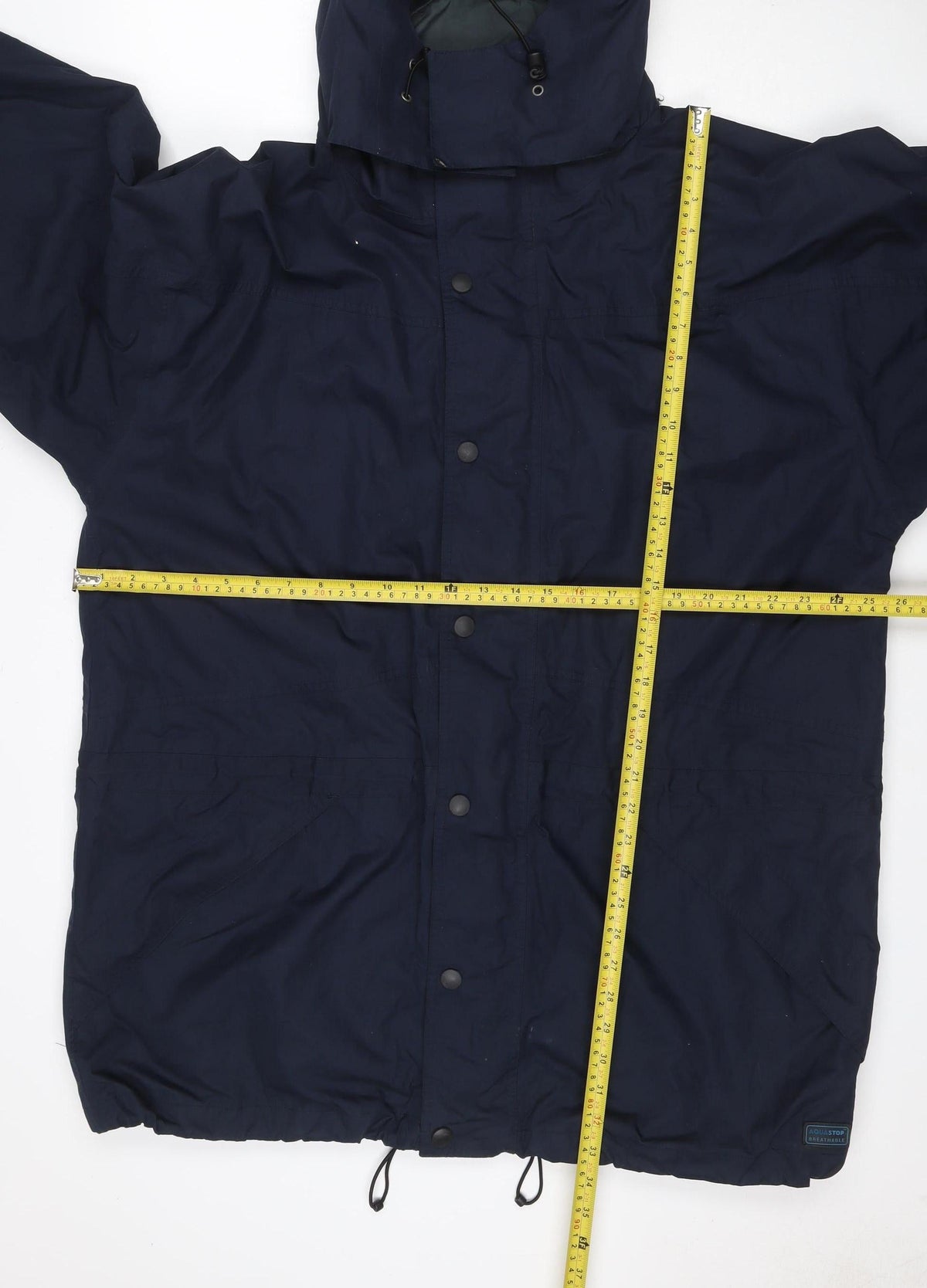 Mountain Venture Men’s Blue 7XL Hooded Parka Jacket Outdoor
