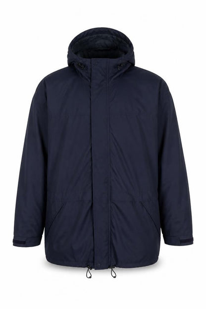 Mountain Venture Men’s Blue 7XL Hooded Parka Jacket Outdoor