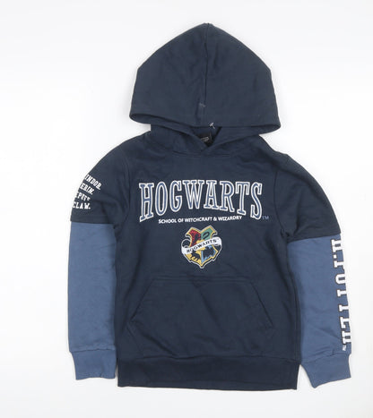 Wizarding World Boys Blue 10 Years Hogwarts Harry Potter Pullover Hoodie