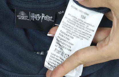 Wizarding World Boys Blue 10 Years Hogwarts Harry Potter Pullover Hoodie
