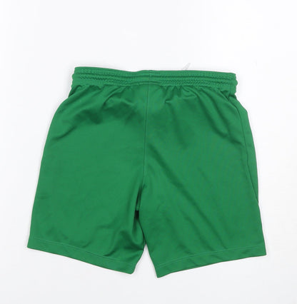 Nike Boys Green S 8-9 Years Dri-FIT Athletic Football Shorts