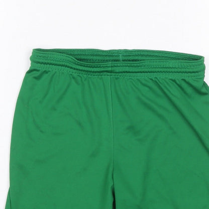 Nike Boys Green S 8-9 Years Dri-FIT Athletic Football Shorts