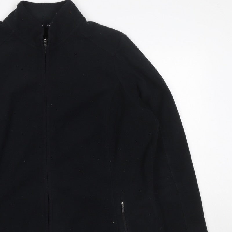Goodmove Women’s Black UK 16 Basic Softshell Full Zip Jacket