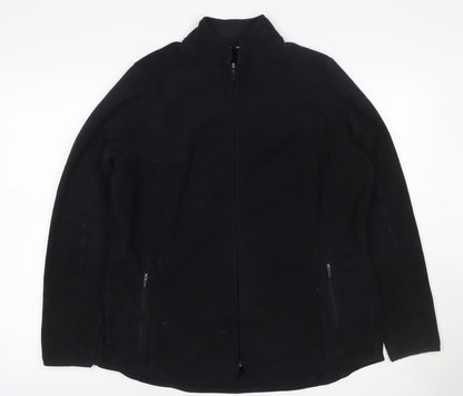 Goodmove Women’s Black UK 16 Basic Softshell Full Zip Jacket