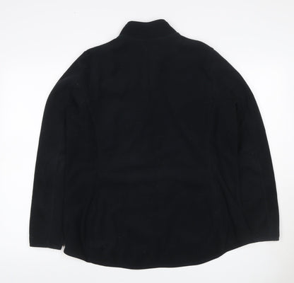 Goodmove Women’s Black UK 16 Basic Softshell Full Zip Jacket