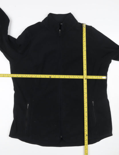 Goodmove Women’s Black UK 16 Basic Softshell Full Zip Jacket