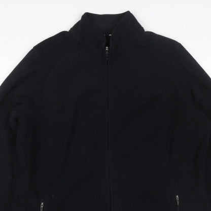 Goodmove Women’s Black UK 16 Basic Softshell Full Zip Jacket