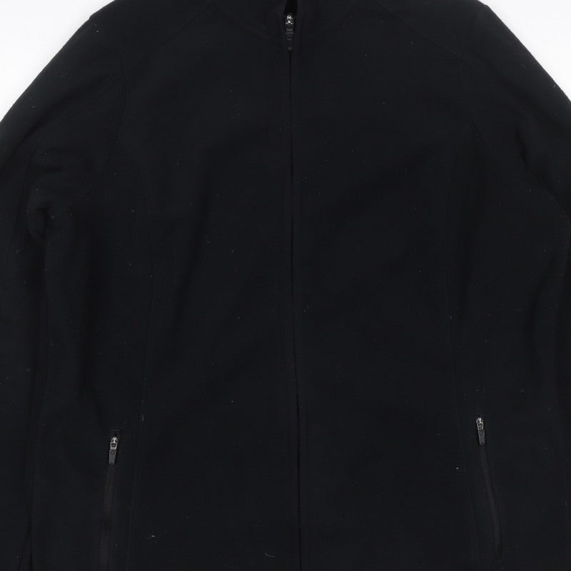 Goodmove Women’s Black UK 16 Basic Softshell Full Zip Jacket