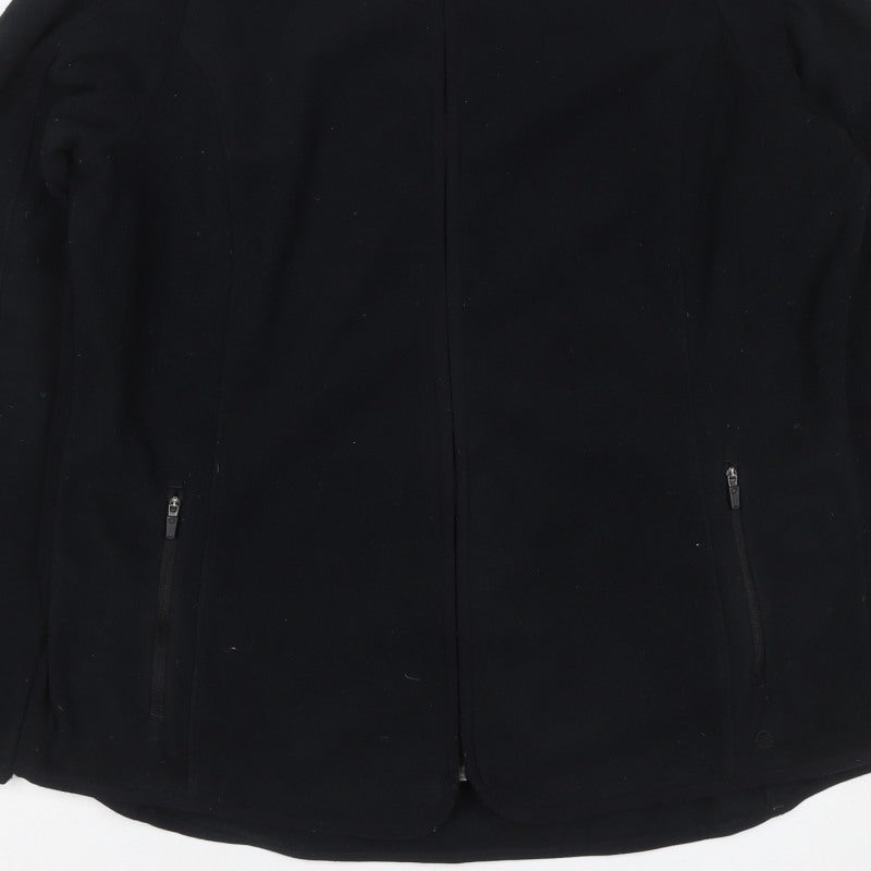 Goodmove Women’s Black UK 16 Basic Softshell Full Zip Jacket