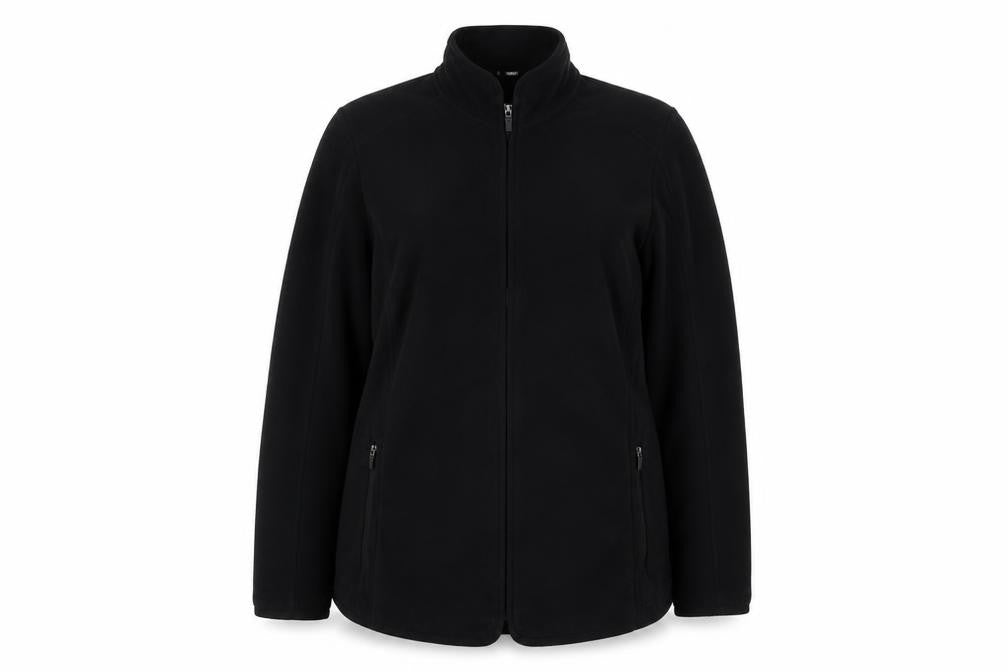 Goodmove Women’s Black UK 16 Basic Softshell Full Zip Jacket