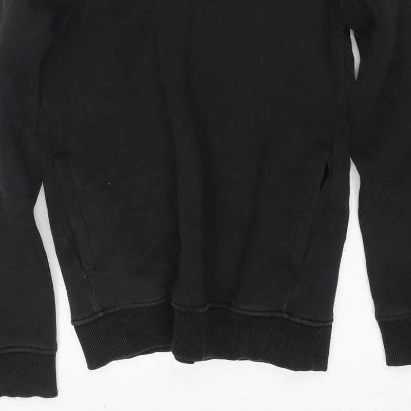 The North Face Boys Black XL Pullover Hoodie Graphic Logo Cotton Blend