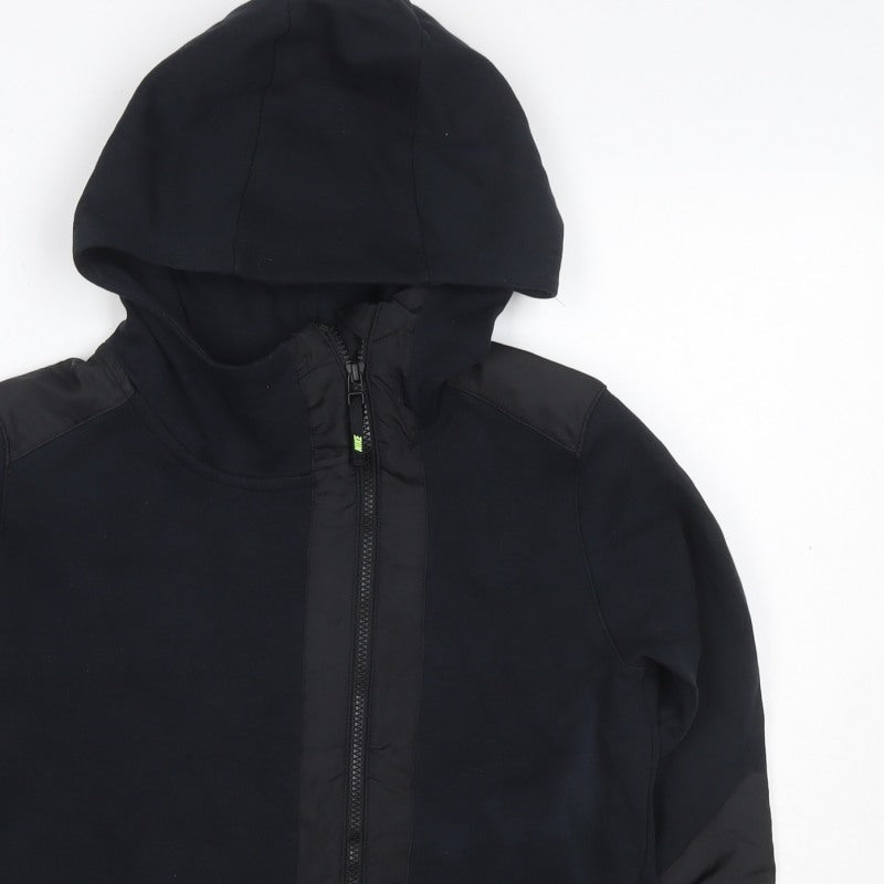 Nike Women’s Black L Full Zip Hooded Fleece Sports Hoodie