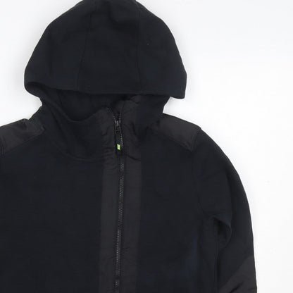 Nike Women’s Black L Full Zip Hooded Fleece Sports Hoodie