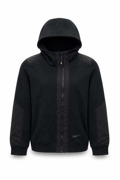Nike Women’s Black L Full Zip Hooded Fleece Sports Hoodie