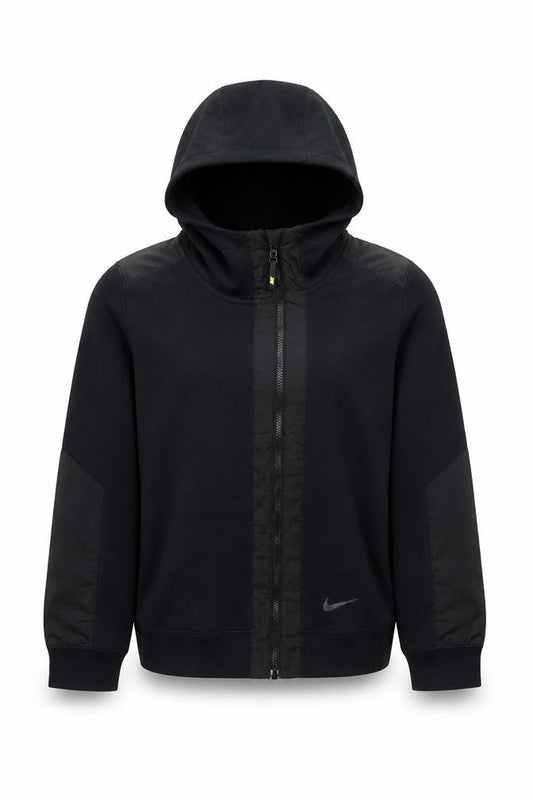 Nike Women’s Black L Full Zip Hooded Fleece Sports Hoodie
