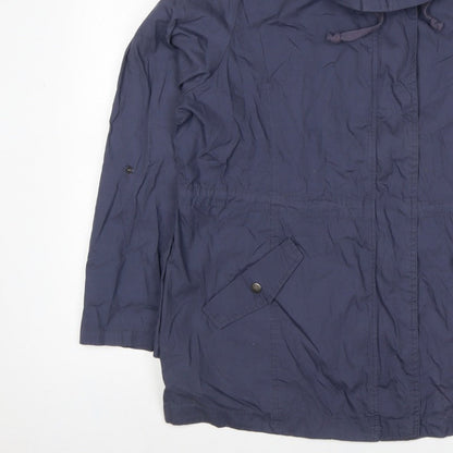 Vanilla Sands Women’s Blue Size 20 Hooded Parka Jacket